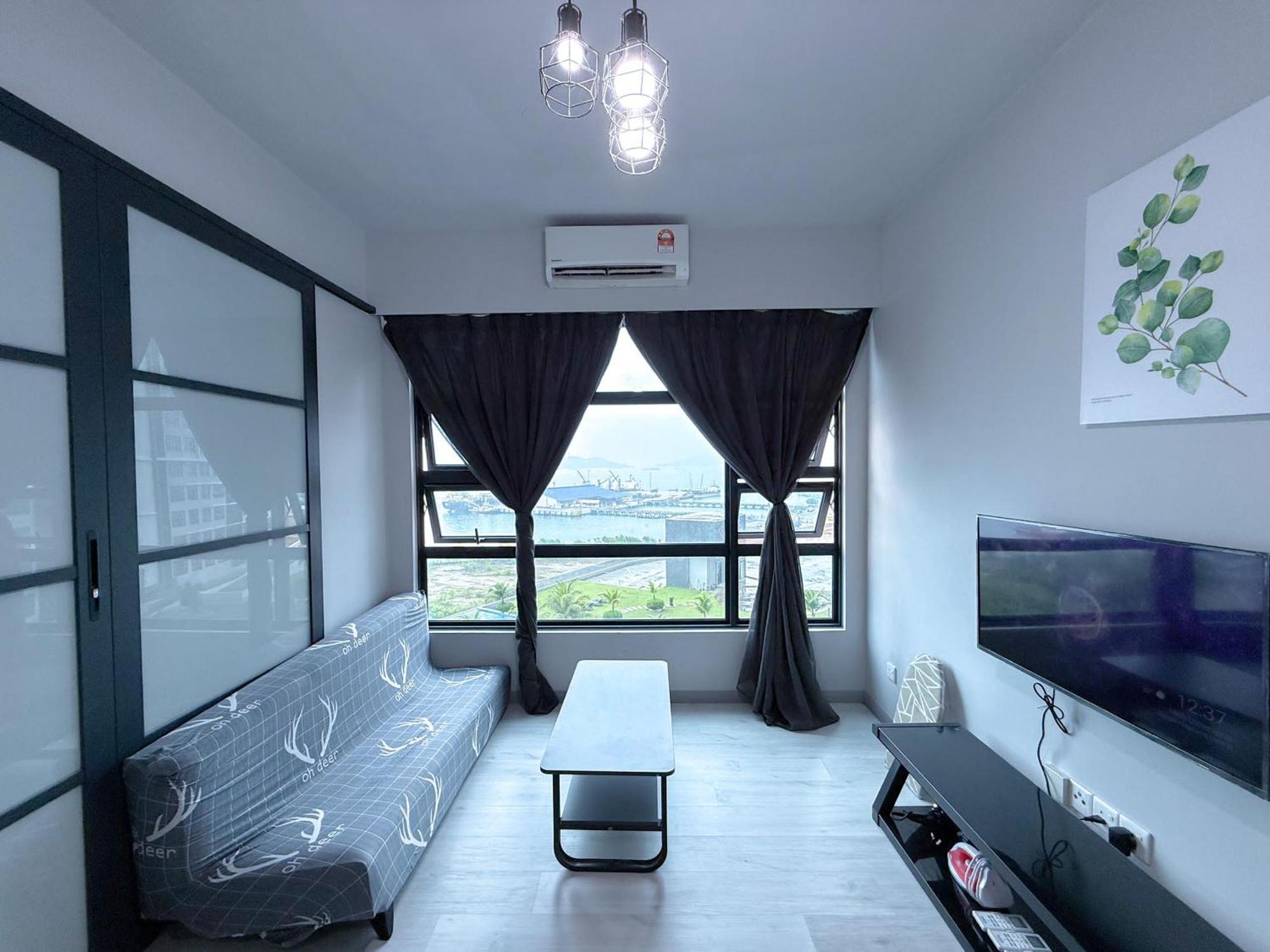 Apartament Sunset View Jesselton Quay Near Jesselton Point Near Suria Sabah Near Gaya Street Kota Kinabalu Zewnętrze zdjęcie